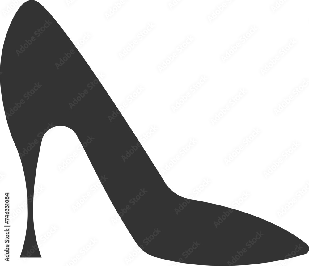 High heels icon. Fashion symbol modern, simple, vector, icon for website design, mobile app, ui. Vector Illustration High heels icon. Fashion symbol modern, simple, vector, icon for website design, mobile app, ui. Vector Illustration