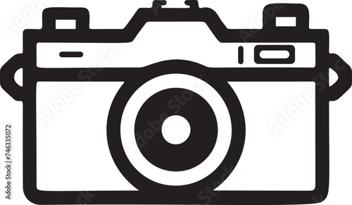 Camera icon. Camera on a white background.