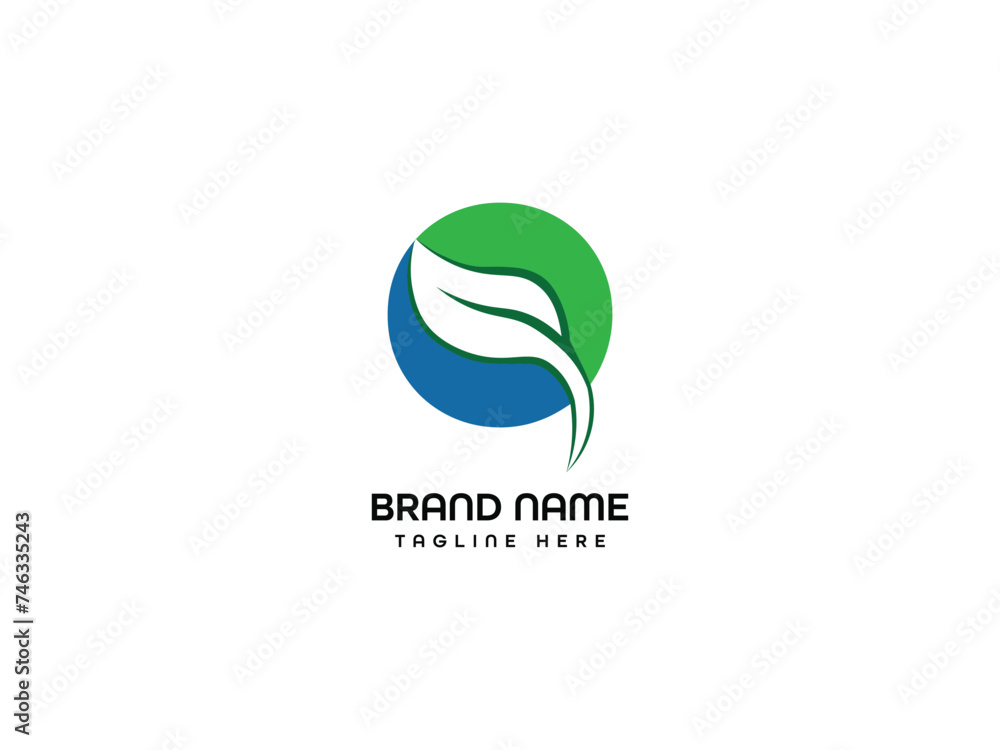 q leaf business logo design