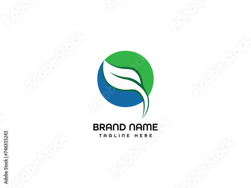 q leaf business logo design