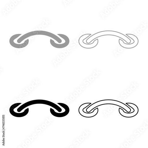 Cross stitching sew darning-stitch stalks of the thread insertion sewing connect fabric Surgical seam Rough seam patch suture set icon grey black color vector illustration image solid fill outline 