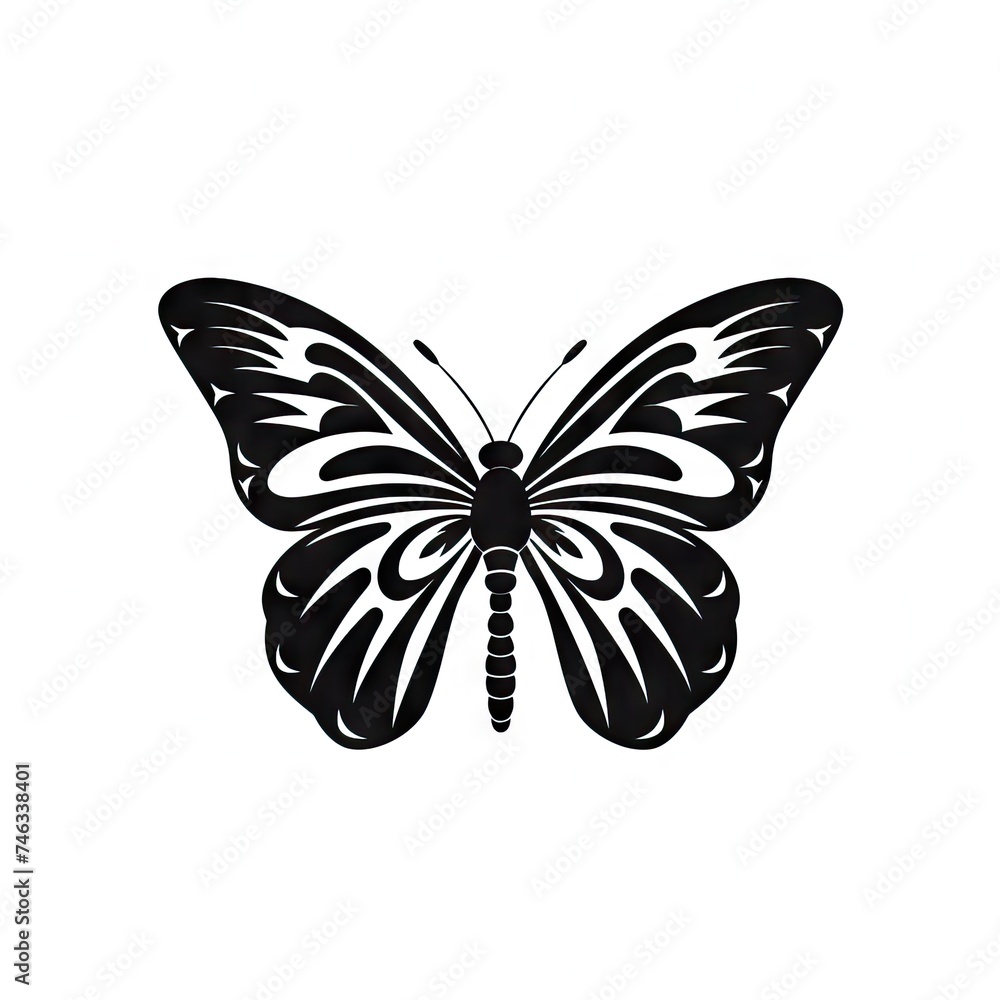 Butterfly Icon, Moth Symbol, Flying Insect Silhouette, Minimal Butterflies Wings Pictogram Butterfly Icon, Moth Symbol, Flying Insect Silhouette, Minimal Butterflies Wings Pictogram