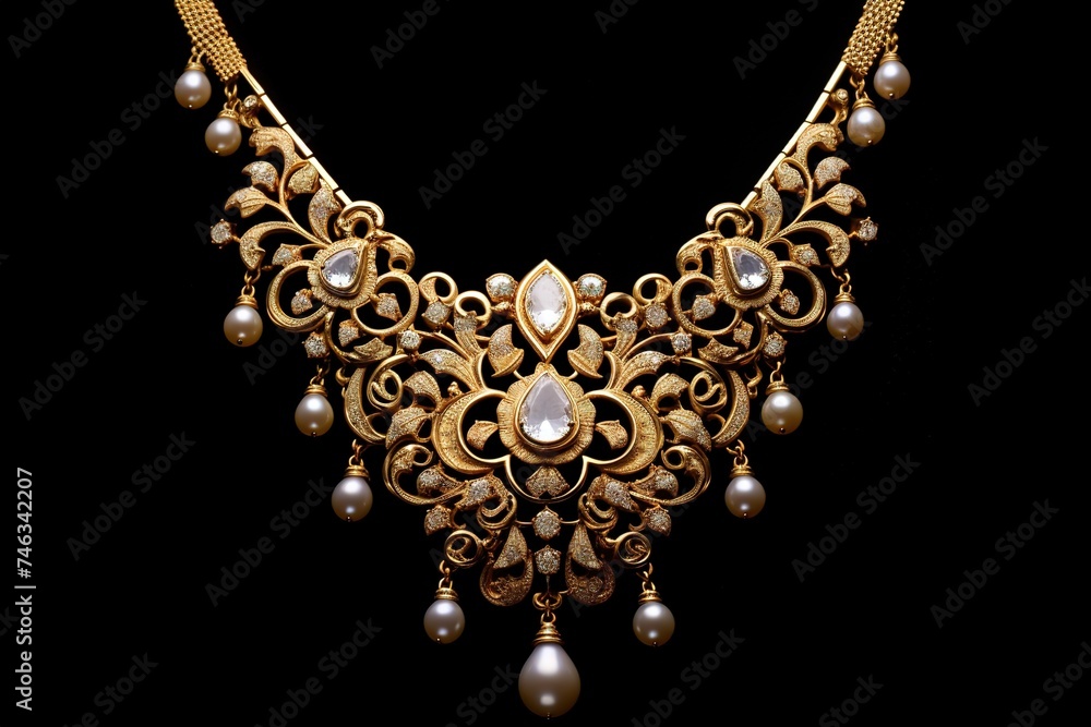 Beautiful Gold Necklace Set wallpaper Beautiful Gold Necklace Set wallpaper