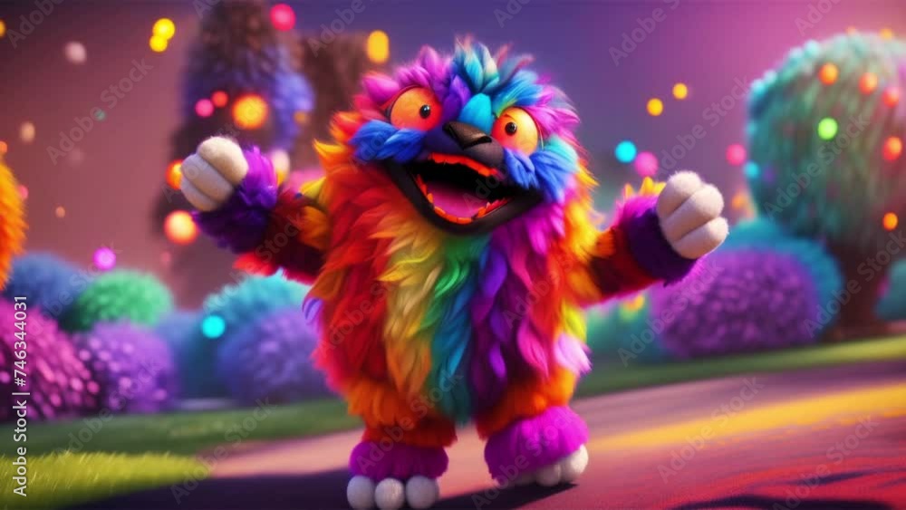 funny hairy monster funny hairy monster