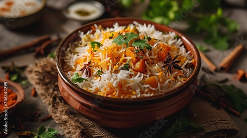 Indian Veg Biryani & Veg Pulav: Indian Vegetable.