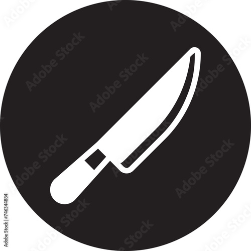 knife glyph icon