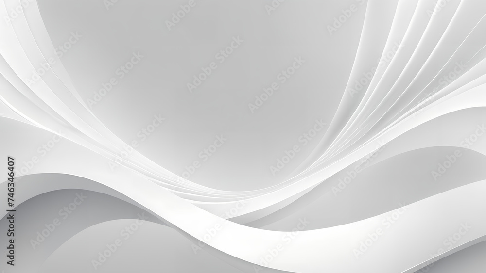 Abstract white Minimal wave background Abstract white Minimal wave background