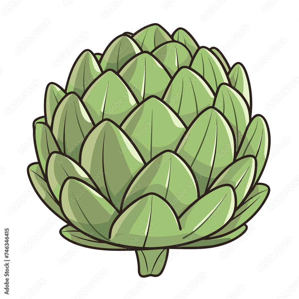 Obraz premium Vegetable icon png - minimalist simple fresh vegetable illustration clipart icon vector jpg png white background that have some abstact clear vibes.