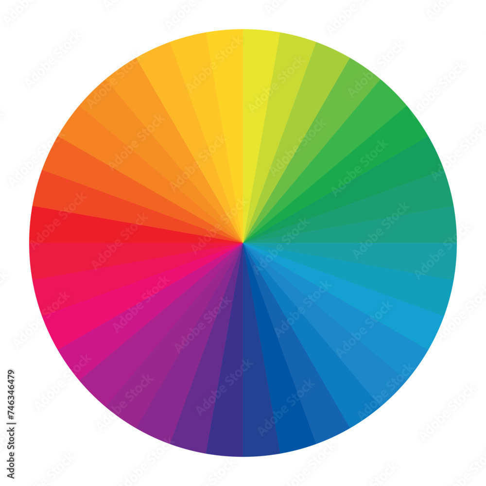 Obraz premium Color Wheel (radiant rainbow)