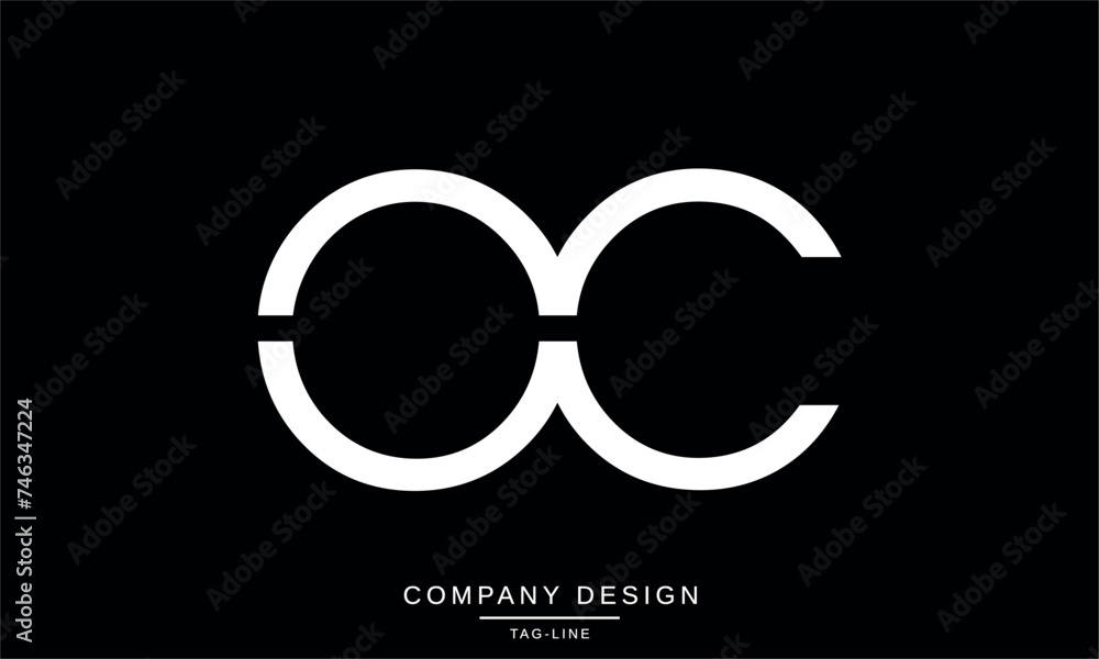 OC, CO Abstract Letters Logo Monogram Icon Design OC, CO Abstract Letters Logo Monogram Icon Design