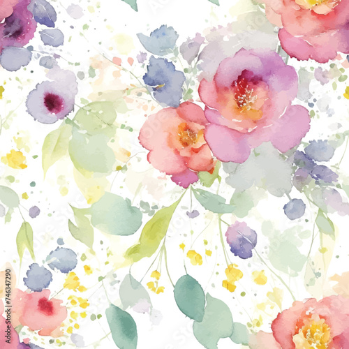 watercolors seamless patterns design, pattern design, repeat design