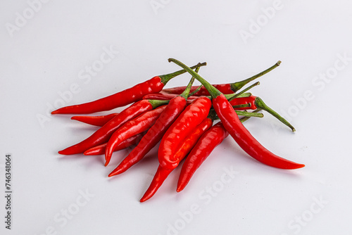 Hot and spicy chili pepper