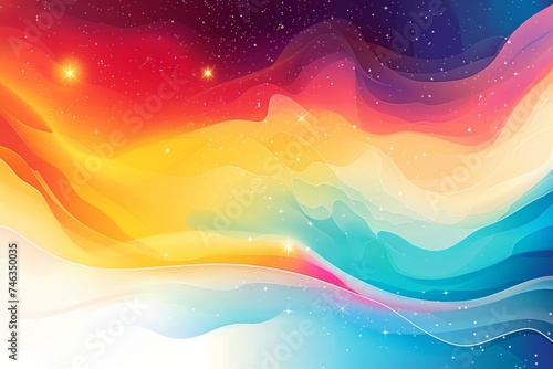 Abstract background for festival of colors (Holi), or other spring or color related awareness day.  photo