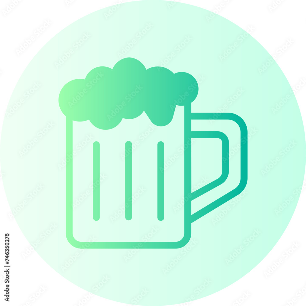 beer gradient icon beer gradient icon