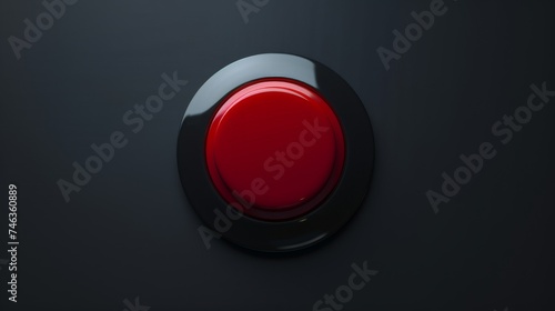 Red button on a black background. Press and start Free Download Red button on a black background. Press and start - GFXLoad