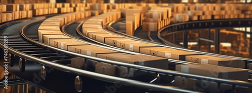 Efficient Warehouse Logistics. Automated Conveyor System