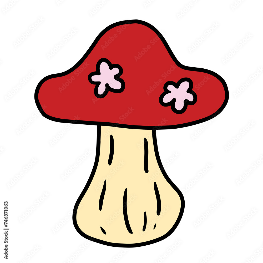 Kid drawing style of mushroom for plant, brand logo, icon, decorations, food, ingredients, breakfast, lunch, vegan, summer, picnic, stickers, tattoo, print, card, clothing, accessory, garden Kid drawing style of mushroom for plant, brand logo, icon, decorations, food, ingredients, breakfast, lunch, vegan, summer, picnic, stickers, tattoo, print, card, clothing, accessory, garden