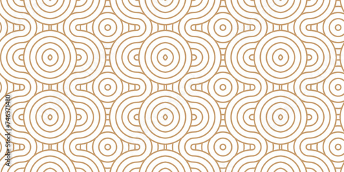  Minimal diamond geometric waves pattern and abstract circle wave transparent line. Brown seamless tile stripe geomatics create retro square line backdrop pattern background. Overlapping Pattern.
