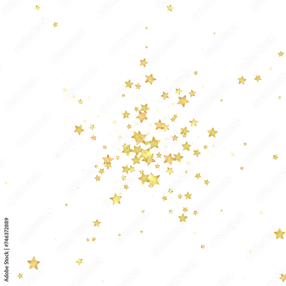 Magic stars vector overlay. Gold stars scattered Magic stars vector overlay. Gold stars scattered