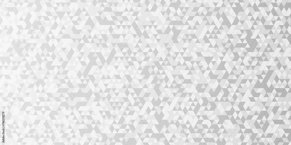 Abstract geometric pattern Gray and White Polygon Mosaic triangle Background, business and corporate background. Minimal diamond vector element metallic chain rough triangular low polygon backdrop.
Abstract geometric pattern Gray and White Polygon Mosaic triangle Background, business and corporate background. Minimal diamond vector element metallic chain rough triangular low polygon backdrop.