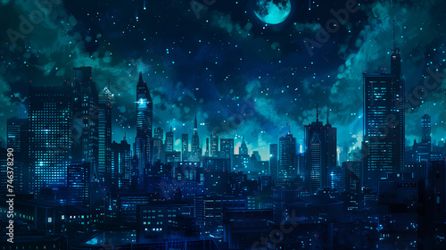 夜の大都会