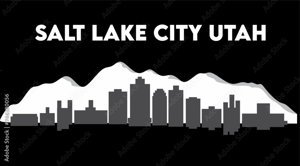 Fototapeta premium Salt Lake City Utah united states