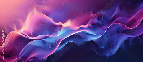 Dynamic Modern Wave Gradient Colors with Captivating Magenta Tones
