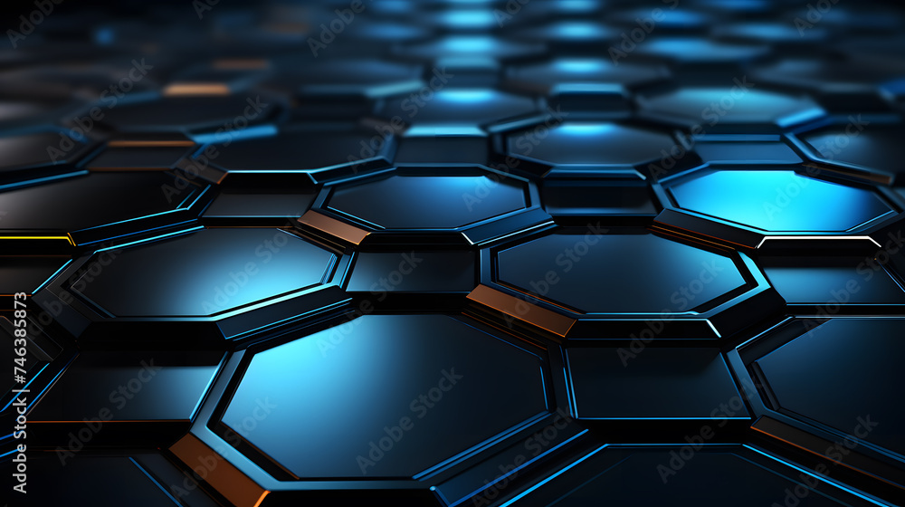 abstract background with hexagons abstract background with hexagons