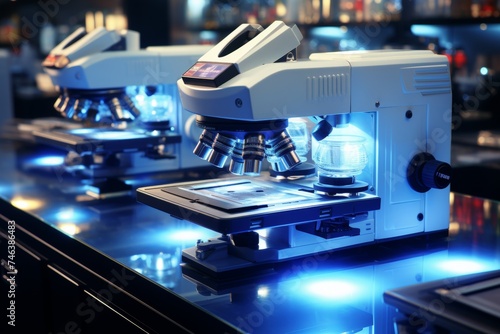 Lab assistant performing bacteriological examination with reagents in micro laboratory