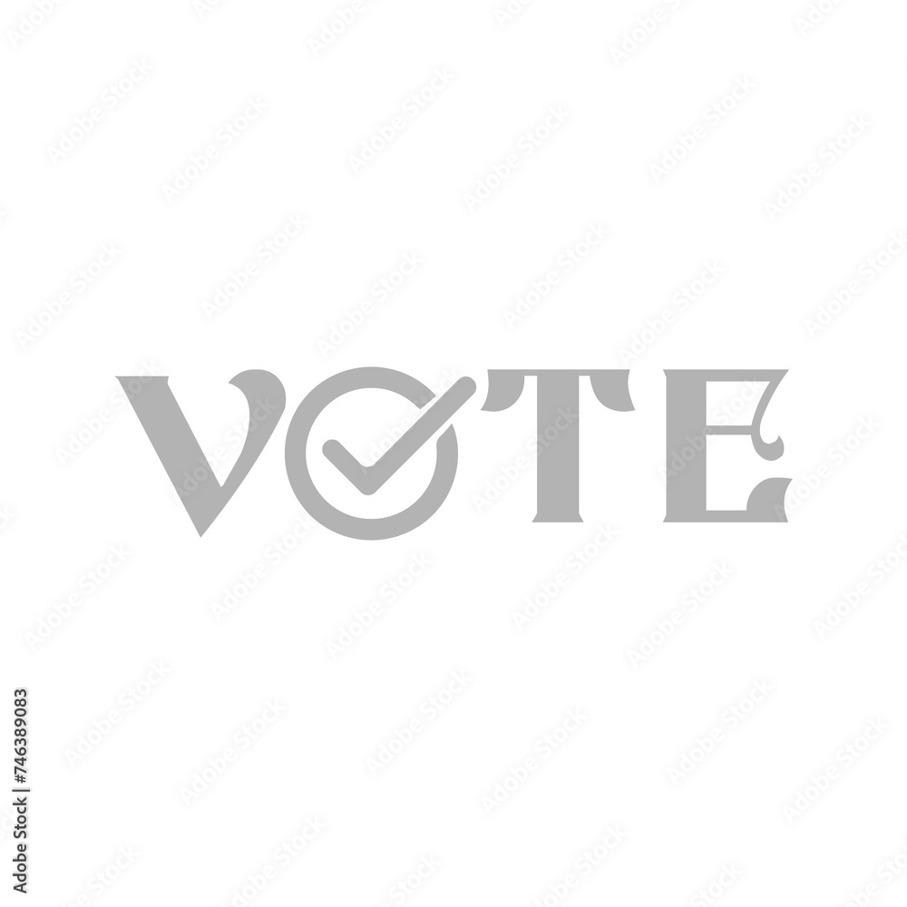 voting icon on a white background, vector illustration voting icon on a white background, vector illustration