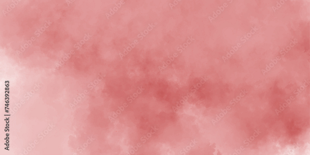 Red nebula space,vapour dramatic smoke abstract watercolor misty fog,dirty dusty texture overlays mist or smog vector cloud.dreaming portrait ice smoke.
