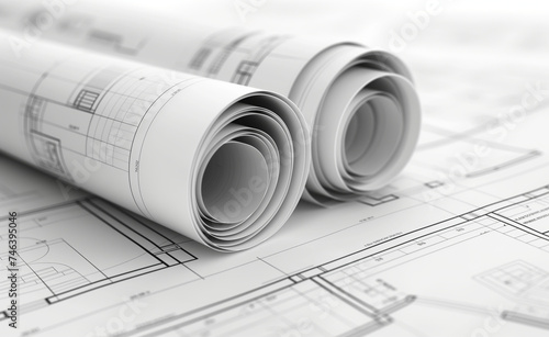 Architectural Rolls and Technical Project Drawings
