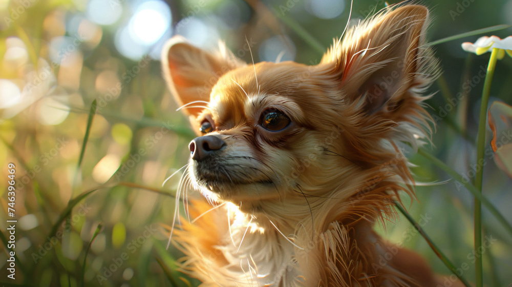 the distinct features of a Chihuahua's coat