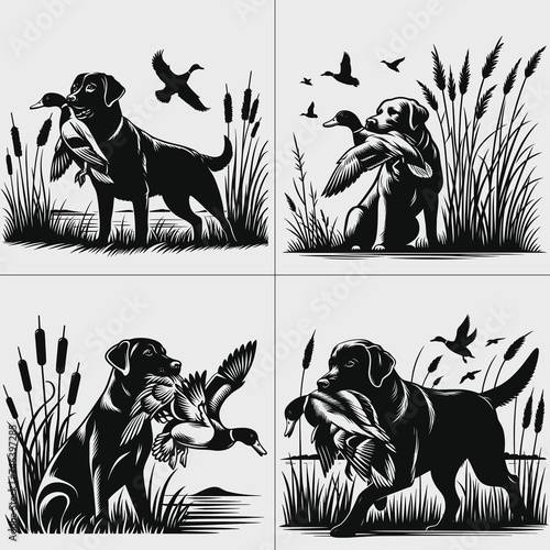 Duck Hunting Dog SVG File, Duck Hunter svg, Hunting Dog svg, Hunting Season svg, Duck Hunting Shirt, Duck Hunting Clipart, Duck Hunting