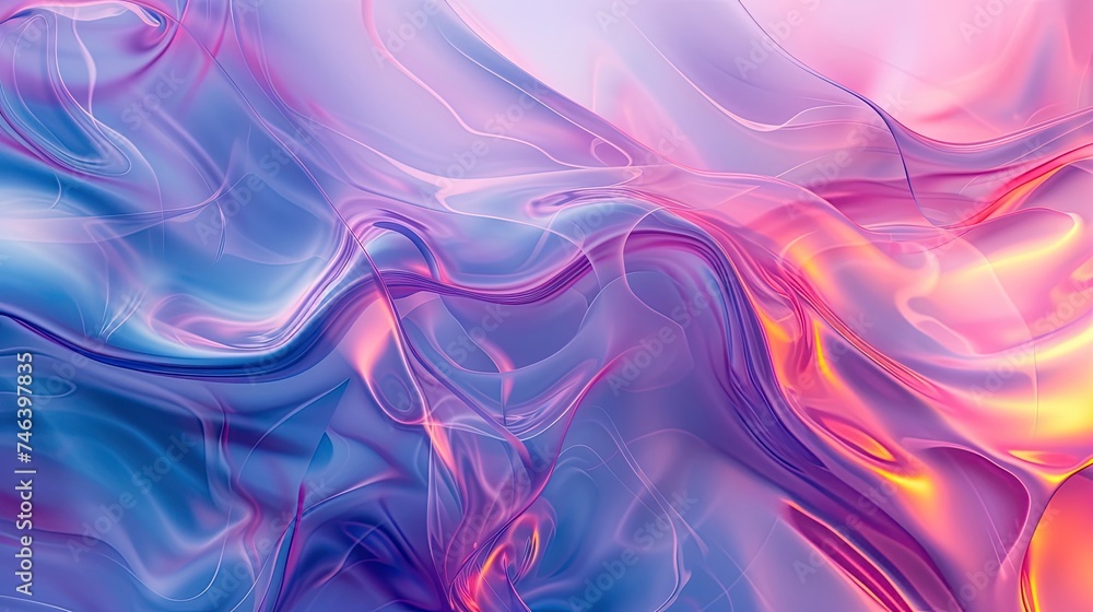 Abstract surreal curves icon. Abstract, fluid art, colorful, vibrant, iridescent, fluidity, shapes, mesmerizing, artistic, ethereal. Generated by AI Abstract surreal curves icon. Abstract, fluid art, colorful, vibrant, iridescent, fluidity, shapes, mesmerizing, artistic, ethereal. Generated by AI