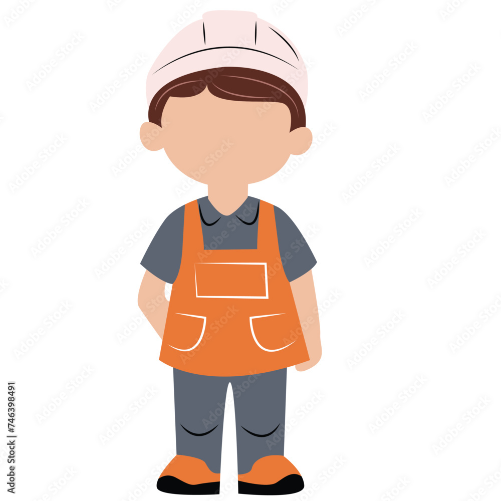 cute cartoon engineer ai generative cute cartoon engineer ai generative
