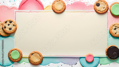 cookie background card photo