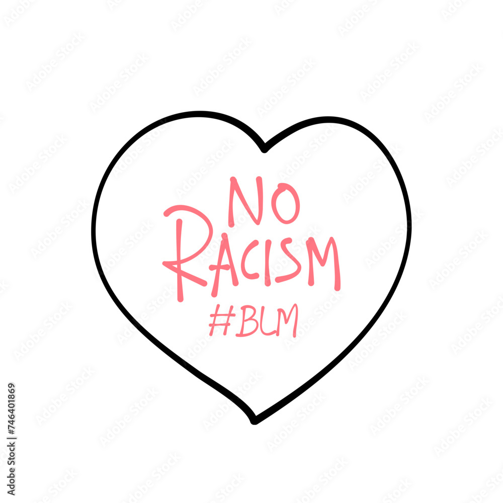 Stop Racism Icon Doodle