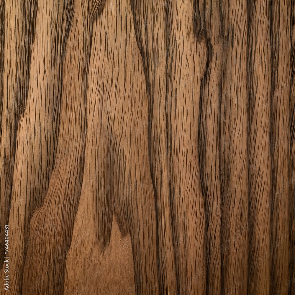 Naklejka premium Texture of a rustic oak board, close-up photo