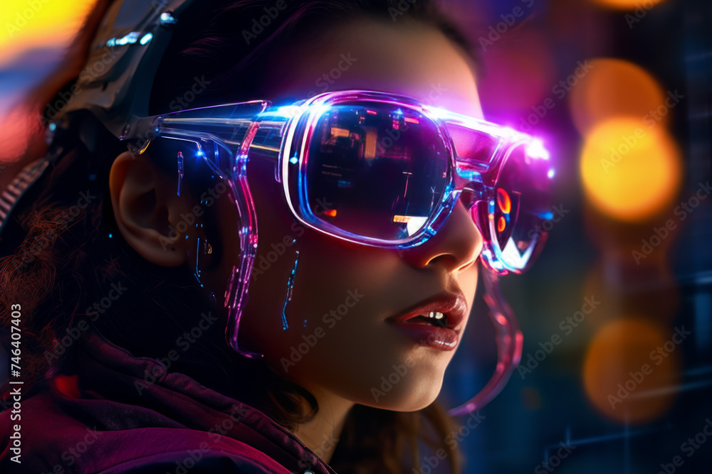An engineer with glasses, Generative AI An engineer with glasses, Generative AI