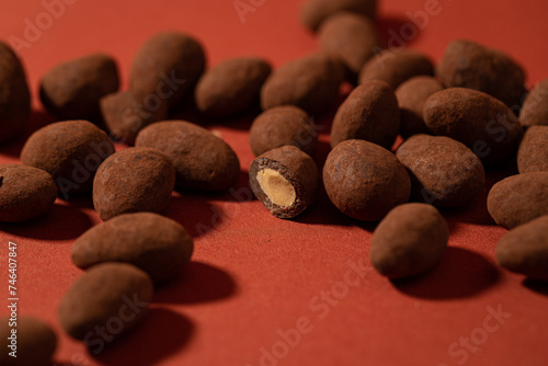 almonds in chocolate are delicious candies