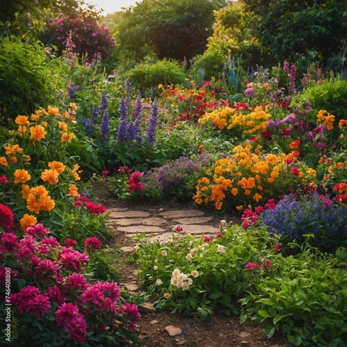 flowers in a garden