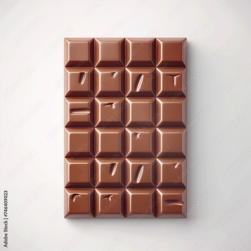 food 3d realistic render vector icon, Chocolate, on white background food 3d realistic render vector icon, Chocolate, on white background