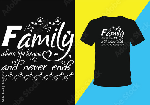 Family reunion  t-shirt design vector illustration. Meet family after a long time t-shirt.