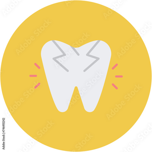 Broken Tooth Icon