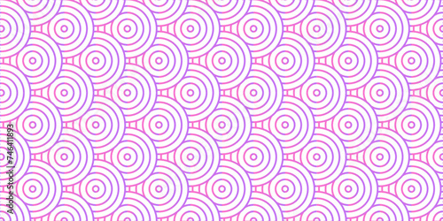   Modern diamond geometric waves spiral pattern and abstract circle wave transparent lines. pink seamless tile stripe geomatics create retro square line backdrop pattern background. Overlapping Patter