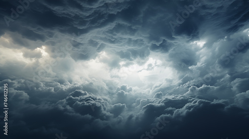 Pictures of dark clouds in the sky 