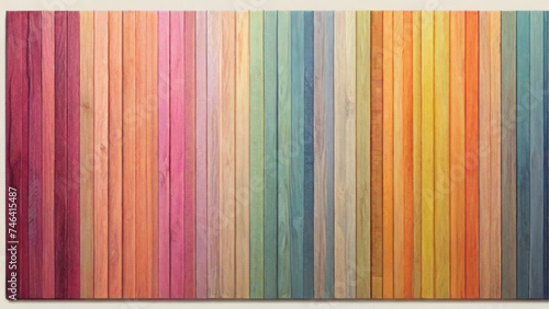 Colorful error straight pastel wood texture. Generative AI.