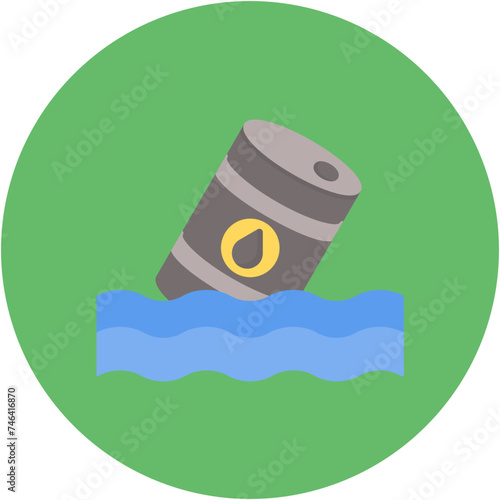 Oil Pollution Icon