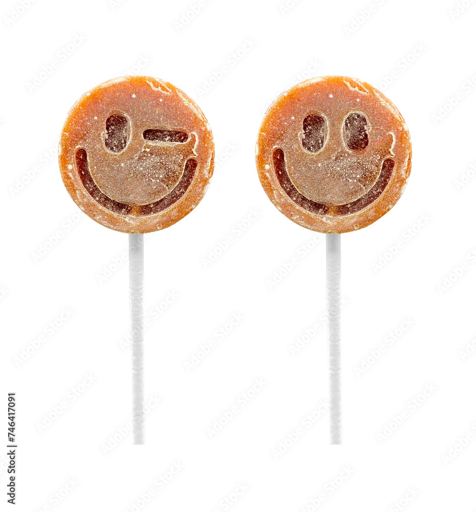 transparent caramel honey lollipop isolated on white background transparent caramel honey lollipop isolated on white background